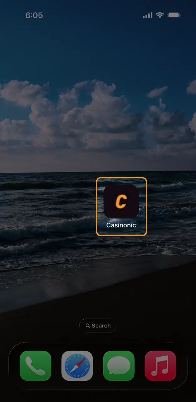 Sign in to your profile and enjoy the Casinonic iOS app features today.