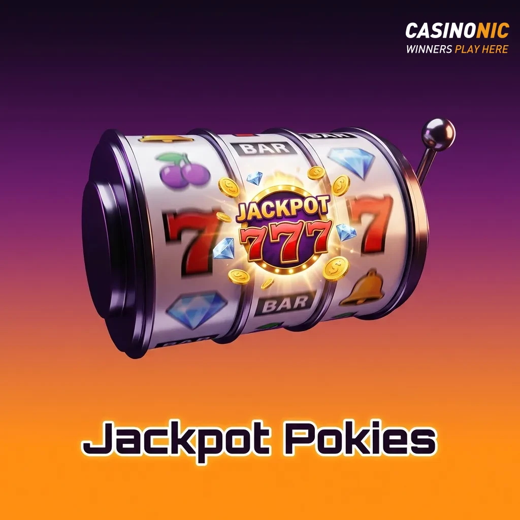 Progressive jackpot pokies including Mega Moolah and Divine Fortune with growing prize pools from player bets