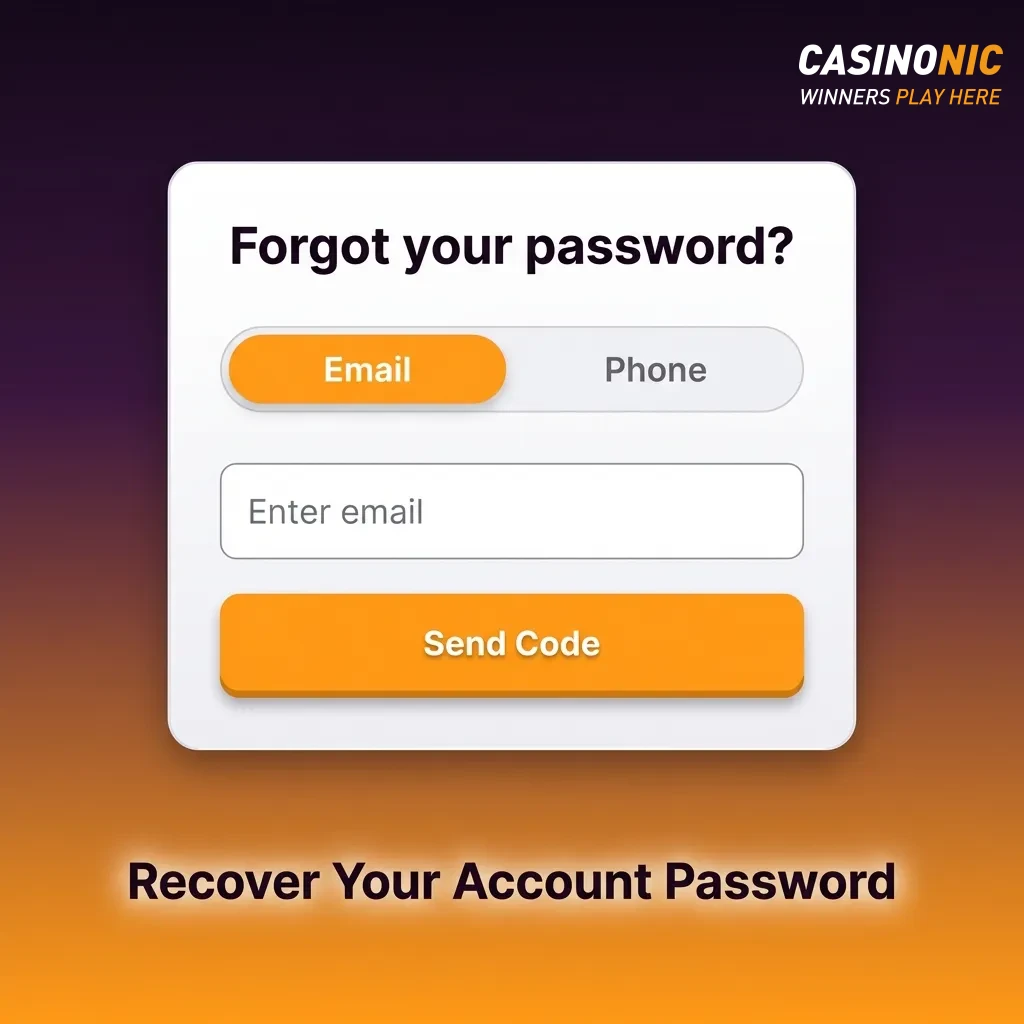 Person resetting account password on login screen with email verification and password creation steps