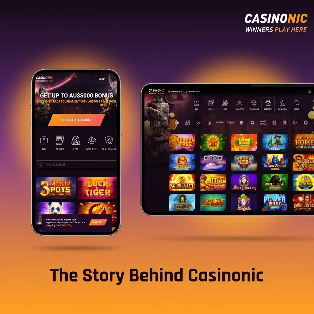 Casinonic online casino platform launched in 2020, operated by Dama N.V. under Curaçao gaming license