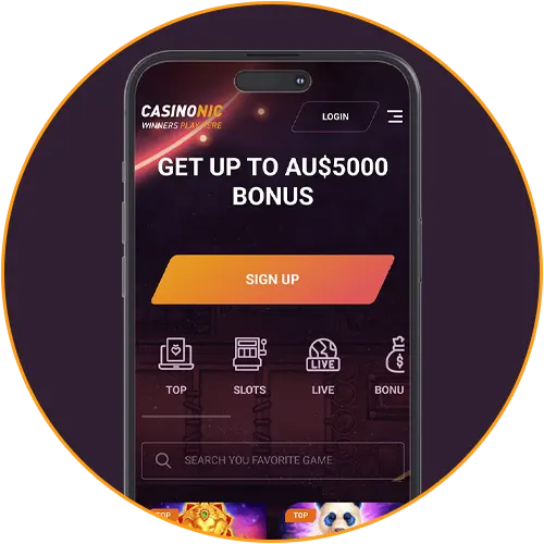 Experience stable performance during gameplay with the Casinonic mobile app.